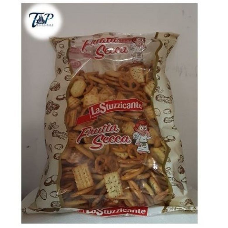 Immagine di SNACK SALATINI ASSORTITI 400GR - Confezione da 12 Pezzi - LA STUZZICANTE