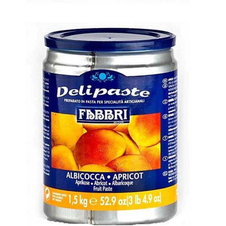 Immagine di FABBRI DELIPASTE ALBICOCCA 1,5KG LATTE - PREPARATO IN PASTA SEMILAVORATO