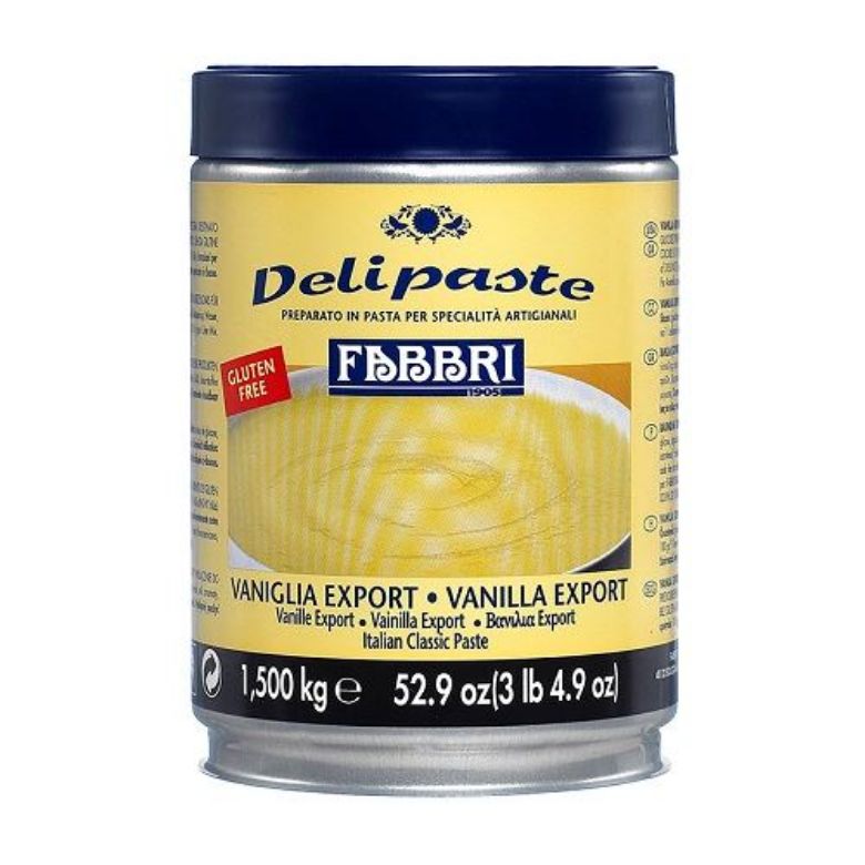 Immagine di FABBRI DELIPASTE VANIGLIA 1,5KG LATTE - PREPARATO IN PASTA SEMILAVORATO