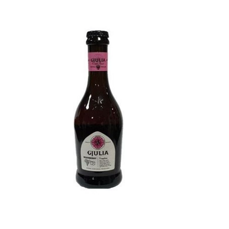 Immagine di BIRRA GJULIA BRANBERRY ROSATA 6° FRAGOLA - Confezione da 12 Bottiglie - 33CL BT
