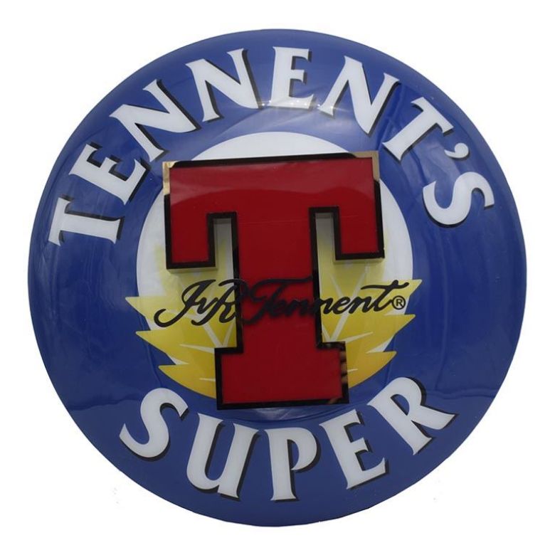 Immagine di TABELLA INSEGNA LUMINOSA TENNENT'S - Confezione da 1 Pezzi -