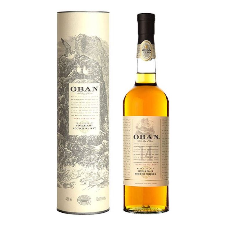 Immagine di WHISKY OBAN 14YEARS OLD-70CL - WEST HIGHLAND SINGLE MALT SCOTCH -ASTUCC