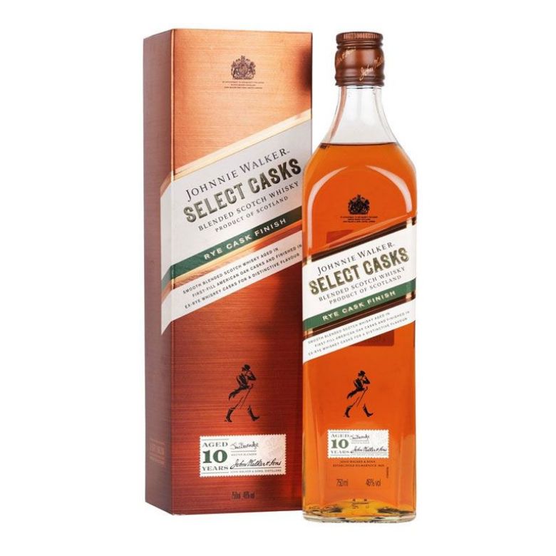 Immagine di WHISKY JOHNNIE WALKER SELECT CASKS-70CL - RYE CASK FINISH AGED 10 YEARS-ASTUCCIATO