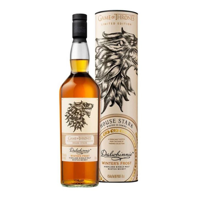 Immagine di WHISKY DALWHINNIE LIMITED EDITION -70CL - GAME OF THRONES - HOUSE STARK-ASTUCCIATO