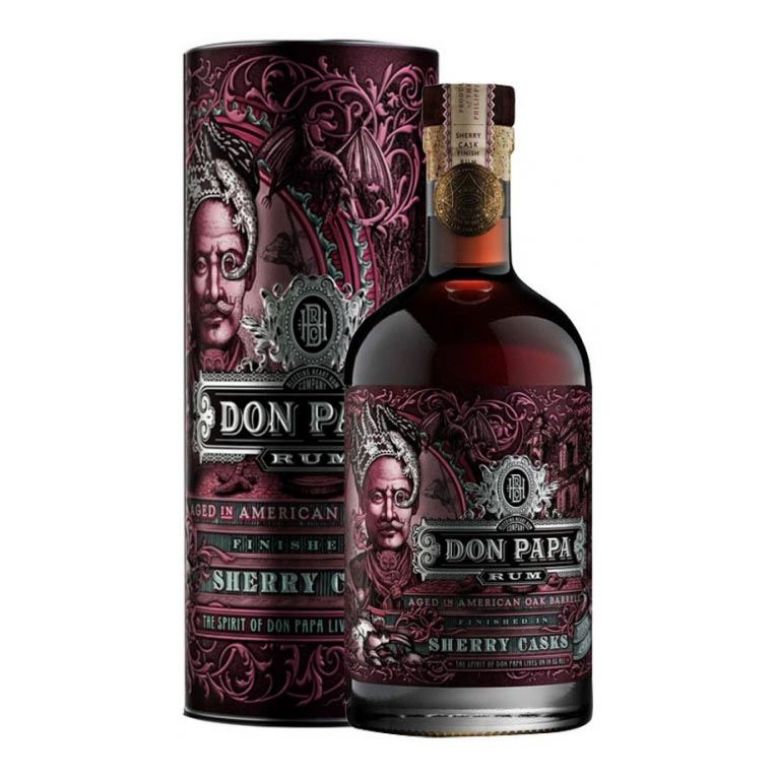 Immagine di RUM DON PAPA SHERRY CASKS ASTUCCIO -70CL