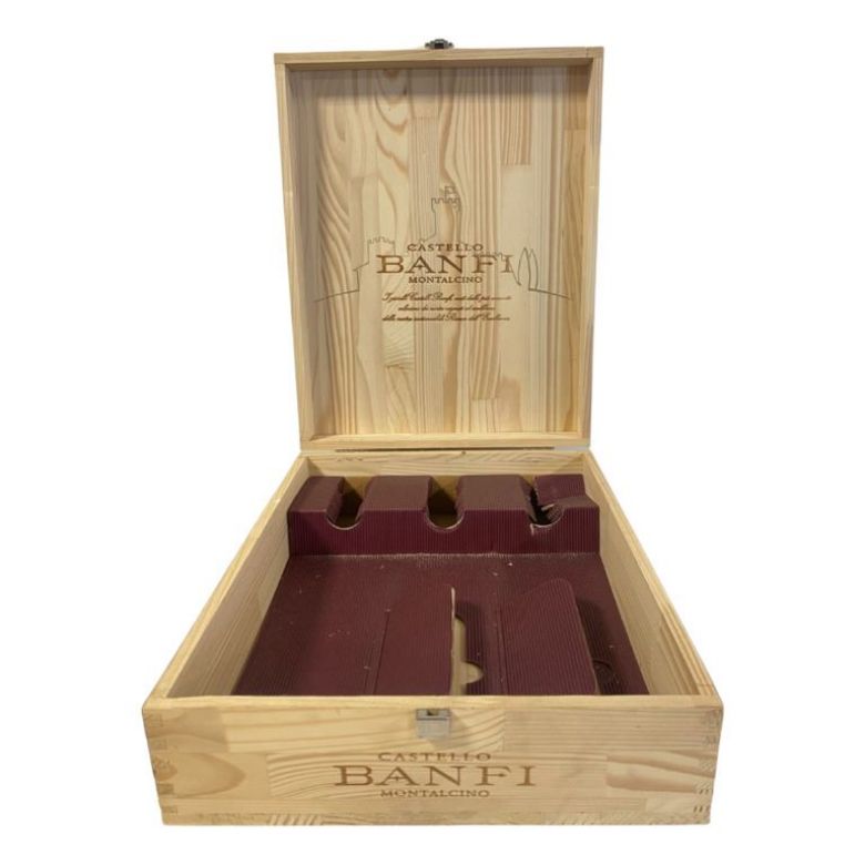 Immagine di CASSETTA LEGNO VUOTA x 3 BOTT. BANFI