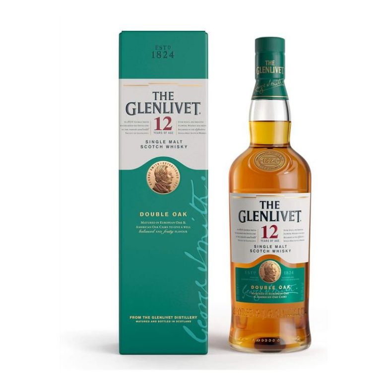 Immagine di WHISKY THE GLENLIVET AGED 12Y DOUBLE OAK - SINGLE MALT - ASTUCCIATO