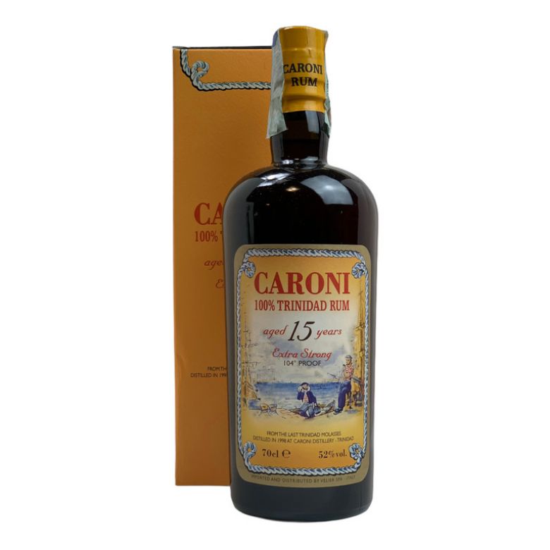 Immagine di RUM CARONI 15 YEARS-70CL-ASTUCCIO - 100%TRINIDAD RUM-EXTRA STRONG 100°PROOF