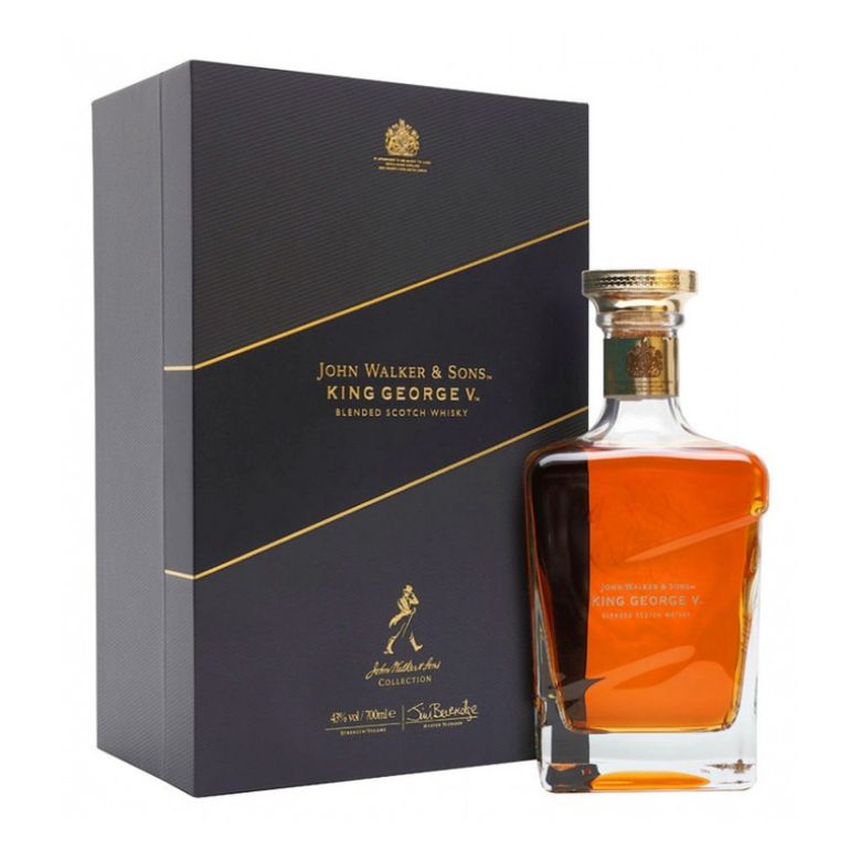 Immagine di WHISKY JOHNNIE WALKER BLUE LABEL - KING GEORGE V -70CL-ASTUCCIATO