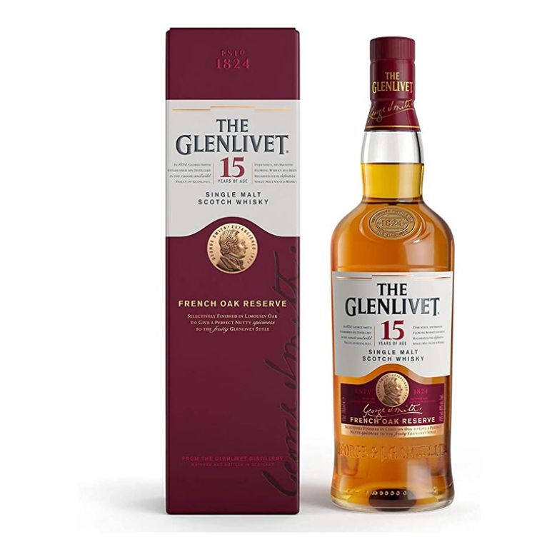 Immagine di WHISKY THE GLENLIVET-15 YEARS OF AGE- - THE FRENCH OAK RESERVE-70CL-ASTUCCIATO