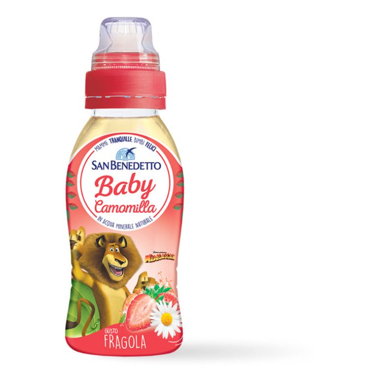 Immagine di BABY DRINK 25CL CAMOMILLA/FRAGOLA PP - Confezione da 24 Bottiglie