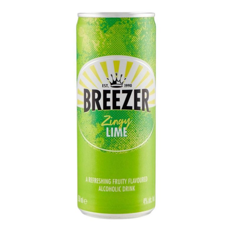 Immagine di BACARDI BREEZER LIME LATTINA 250ML - Confezione da 12 Bottiglie