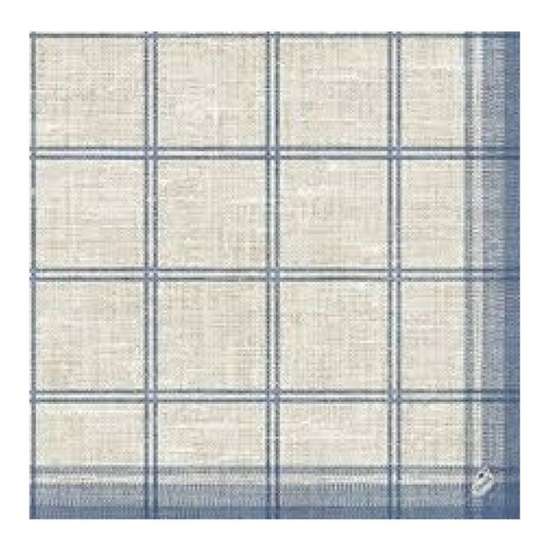 Immagine di TOVAGLIOLI CELL 250pz 3 VELI LINUS 40x40 - Confezione da 4 Pezzi - COD 178215 DUNI BLU