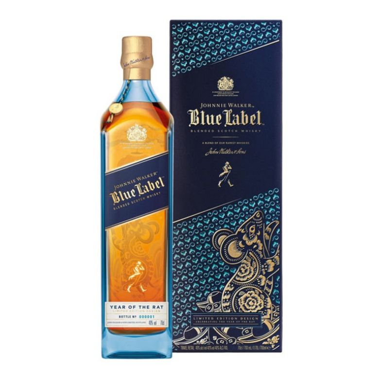 Immagine di WHISKY JOHNNIE WALKER BLUE LABEL-70CL - LIMITED EDITION- THE YEAR OF THE RAT-AS