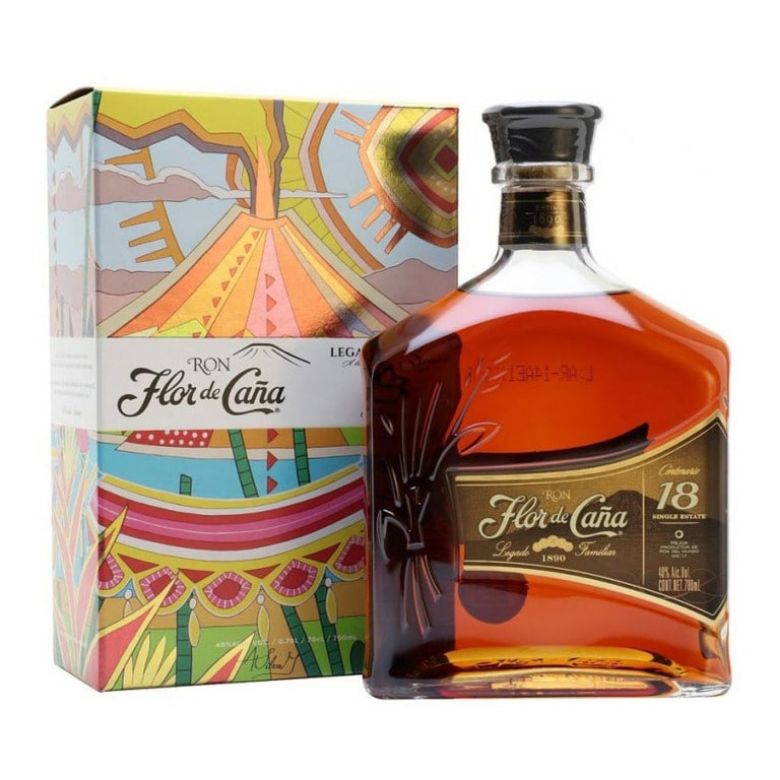 Immagine di RUM FLOR DE CAÑA GRAN RESERVE 18YEARS - LEGACY EDITION I-CENTENARIO 70CL-ASTUCC