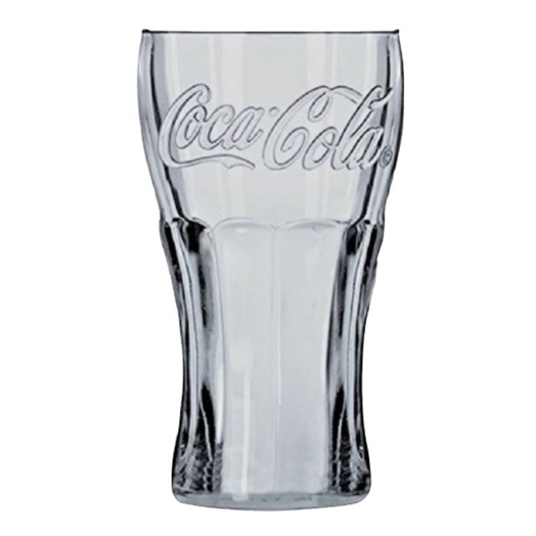 Immagine di BICCHIERI VETRO COCA-COLA  CONTOUR - Confezione da 6 Bicchieri