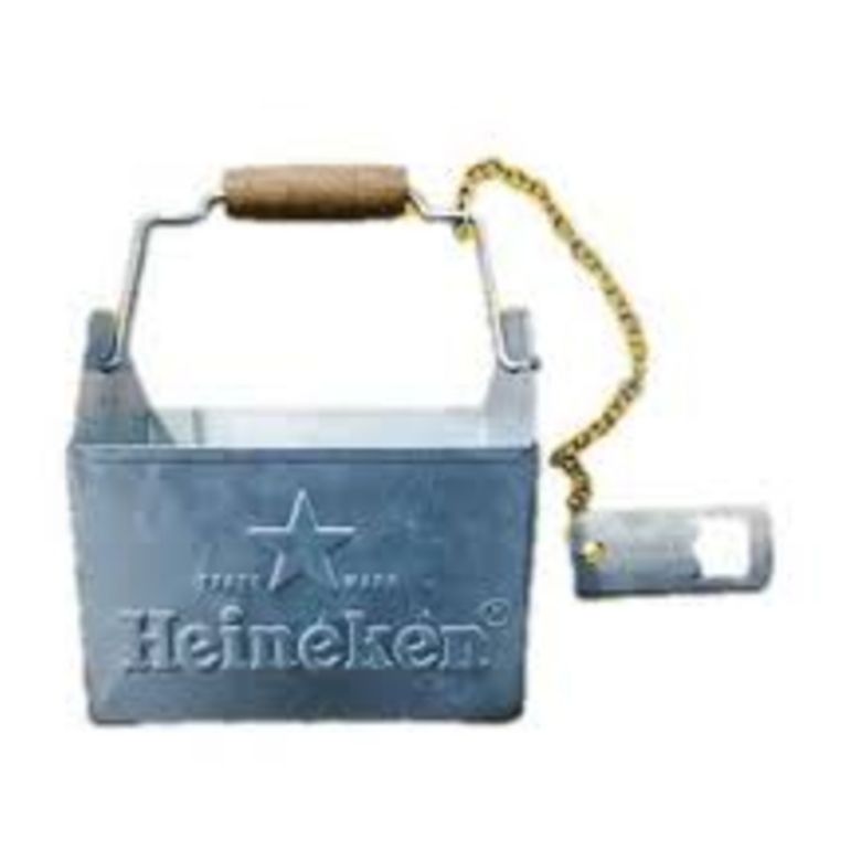 Immagine di SECCHIELLO HEINEKEN ALLUMINIO CON APRIBT