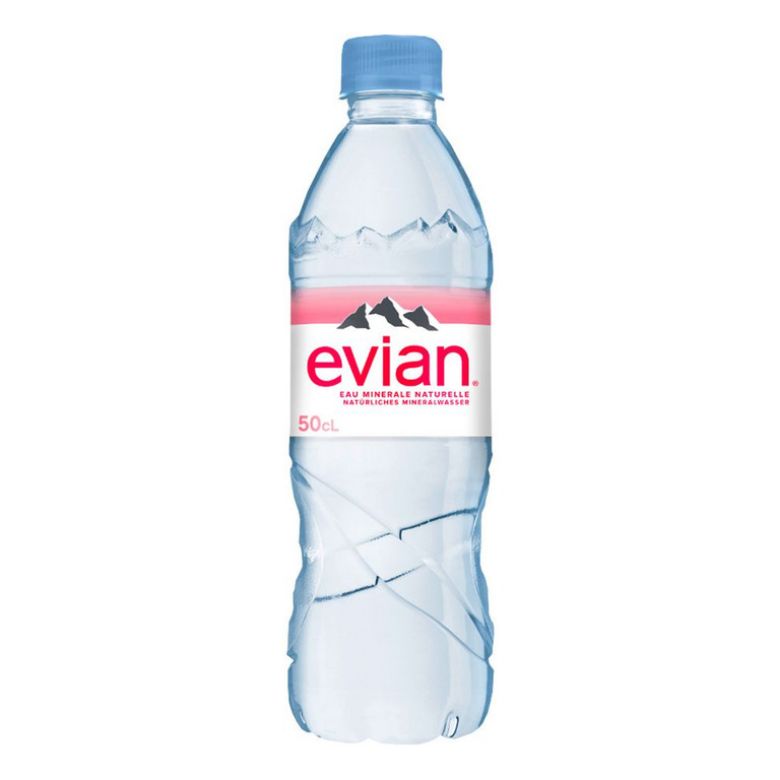 Immagine di ACQUA EVIAN 50 CL PET - Confezione da 24 Bottiglie