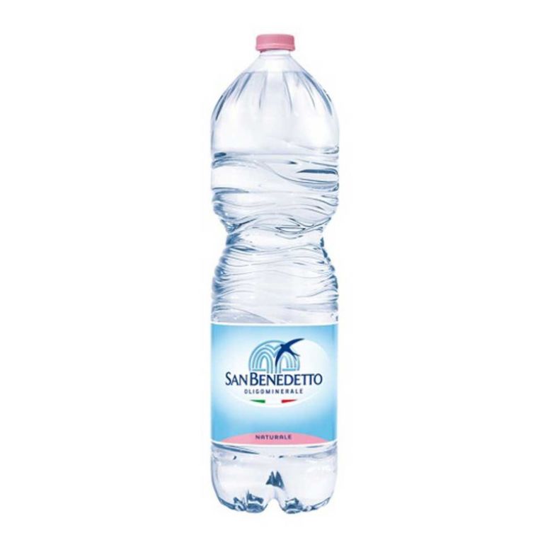 ACQUA SAN BENEDETTO NATURALE 1,5 LT - Confezione da 6 Bottiglie - BENEDICTA  - Top Bevande