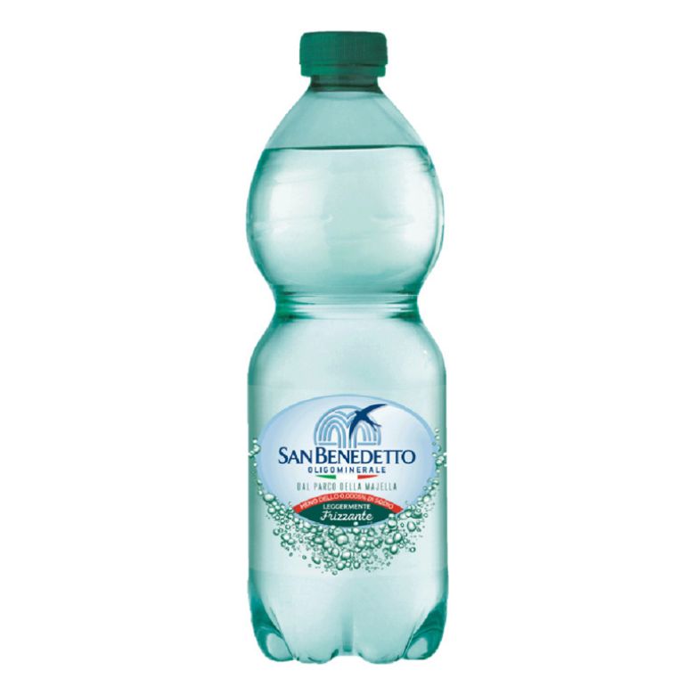 ACQUA SAN BENEDETTO LEGG.FRIZZANTE 50CL - Confezione da 24 Bottiglie -  LEGGERMENTE FRIZZANTE PET - Top Bevande