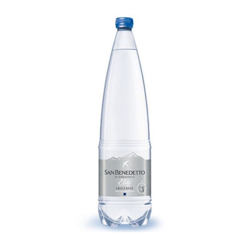 Immagine di ACQUA SAN BENEDETTO ELITE-1LT PET - Confezione da 12 Bottiglie - FRIZZANTE