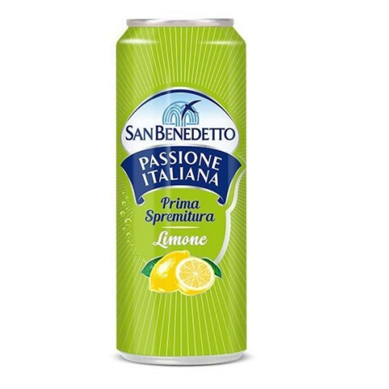 Immagine di LIMONE PRIMA SPREMITURA SLEEK 33CL LATT. - Confezione da 24 Bottiglie - SAN BENEDETTO