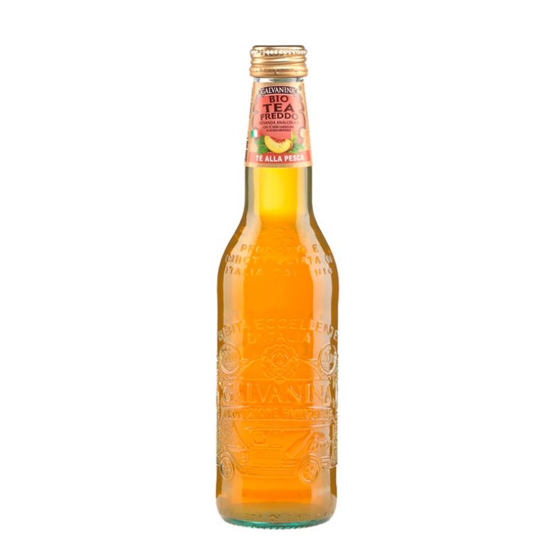 Immagine di GALVANINA TÈ PESCA BIO- 35,5CL - Confezione da 12 Bottiglie