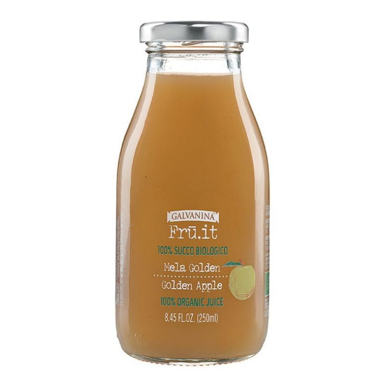 Immagine di SUCCO BIO MELA GOLDEN GALVANINA 25CL - Confezione da 12 Bottiglie -