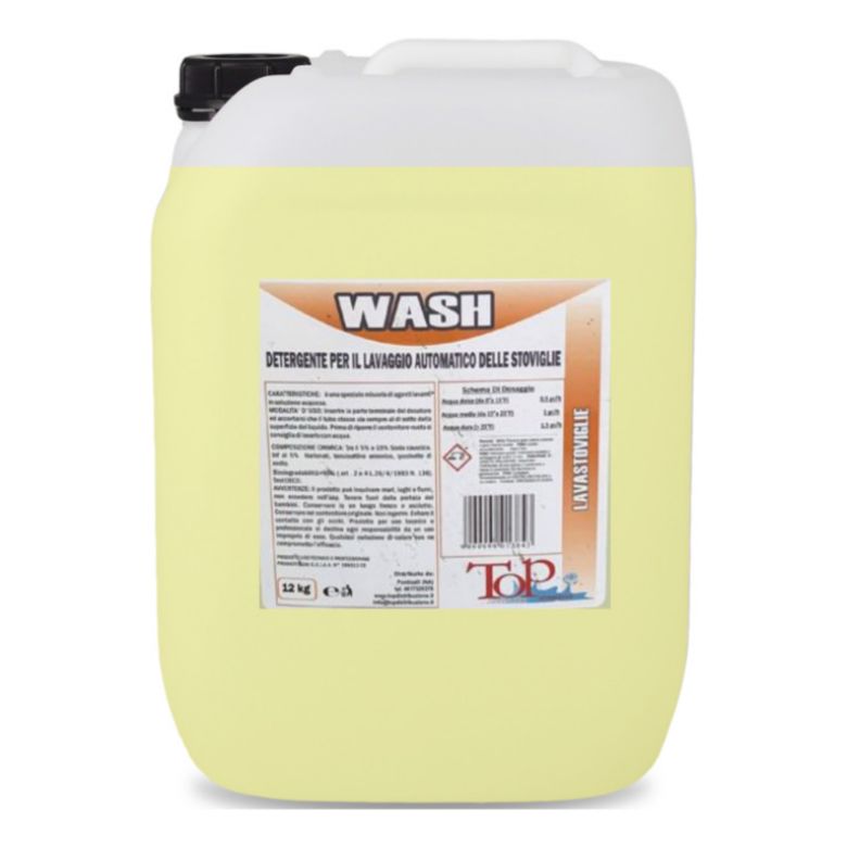 Immagine di WASH 12KG DETERGENTE  PER LAVASTOVIG - CLORATTIVO LIQUIDO WASH