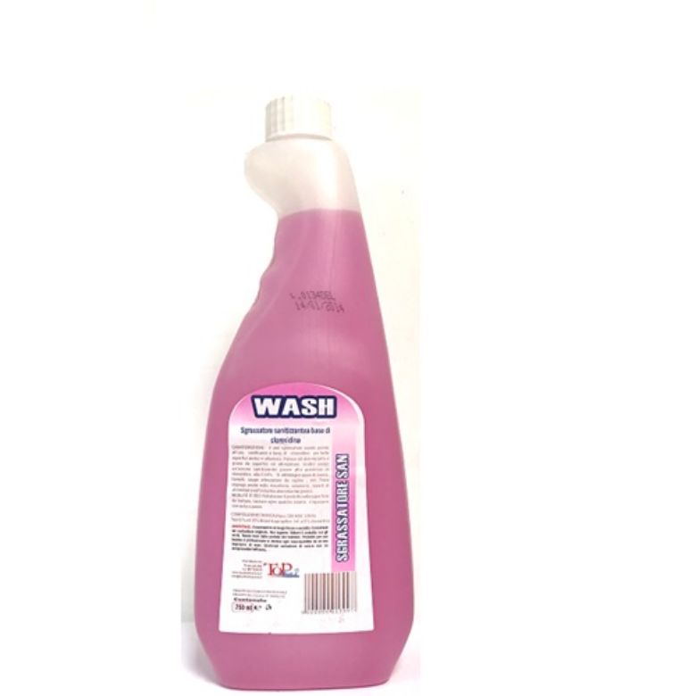 Immagine di WASH SGRASSATORE SANITIZZANTE 750ML - WASH ALLA CLOREXIDINA PER BANCH DA LAVOR