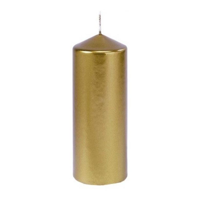 Immagine di CANDELA PILLAR 15cm 52h GOLD - COD 152898 DUNI