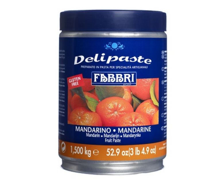 Immagine di FABBRI DELIPASTE MANDARINO 1,5KG LATTE - PREPARATO IN PASTA SEMILAVORATO