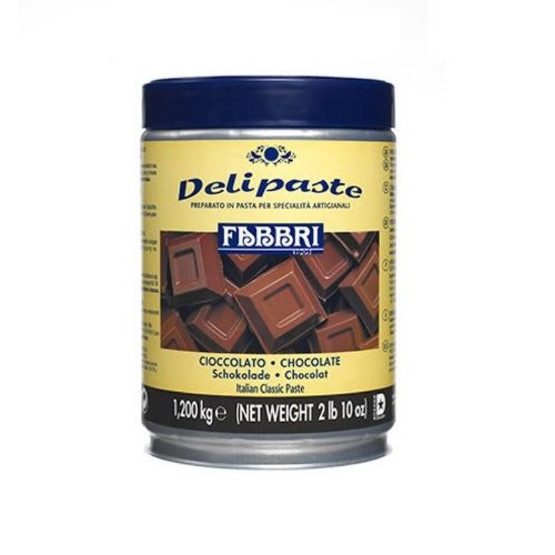 Immagine di FABBRI DELIPASTE CICCOLATO 1,2KG LATTE - PREPARATO IN PASTA SEMILAVORATO