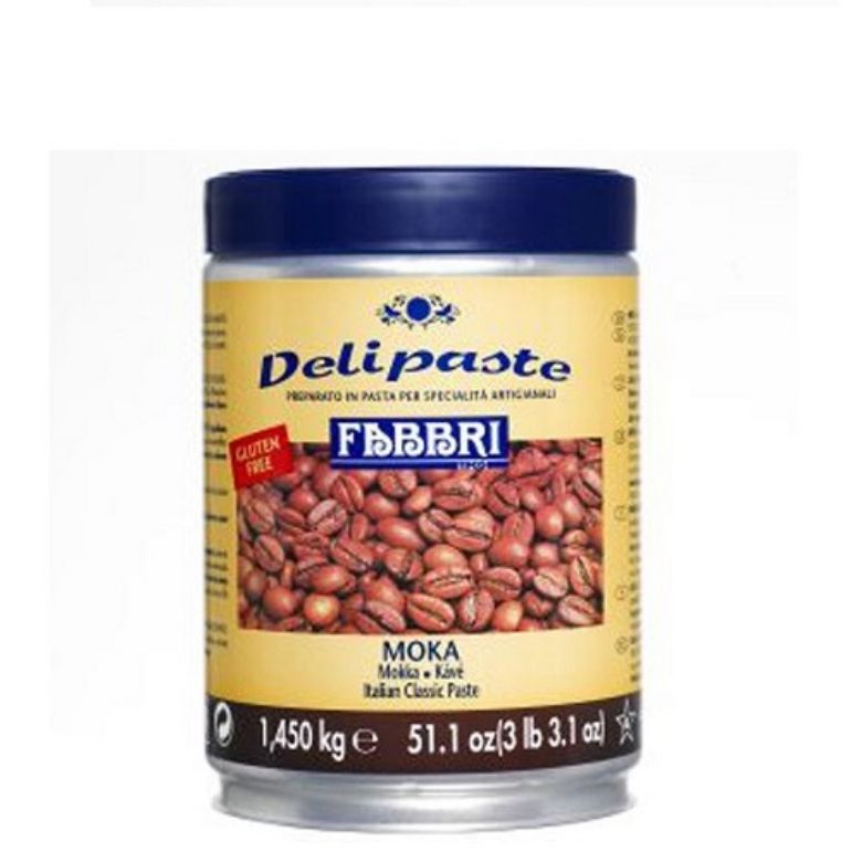 Immagine di FABBRI DELIPASTE MOKA CAFFE 1,45KG LATTE - PREPARATO IN PASTA SEMILAVORATO