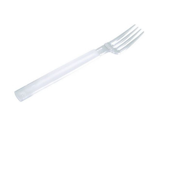 Immagine di FORCHETTA LIBRA 190mm TRASPARENTE 40pzMS - COD 161190 DUNI