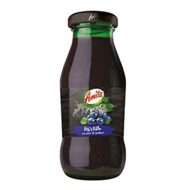 Immagine di AMITA "MIRTILLO" - 20CL - Confezione da 24 Bottiglie - CON SUCCO DI SAMBUCO