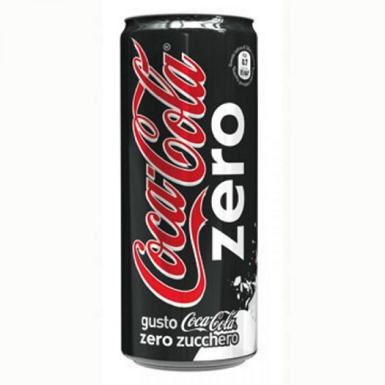 Immagine di COCA-COLA ZERO- 25CL - Confezione da 24 Bottiglie - LATTINA