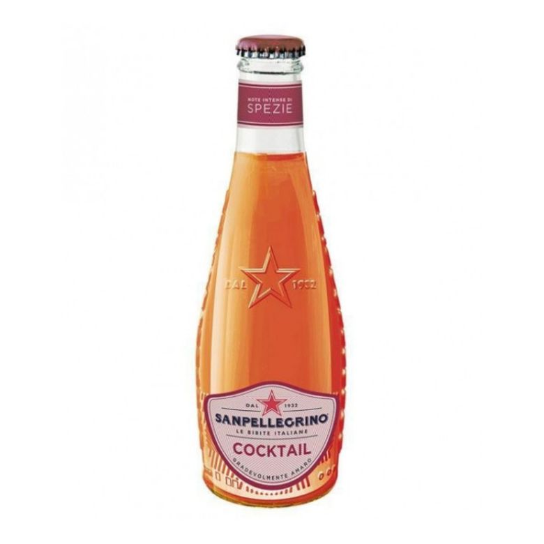Immagine di SANPELLEGRINO COCKTAIL ROSSO-20CL - Confezione da 24 Bottiglie