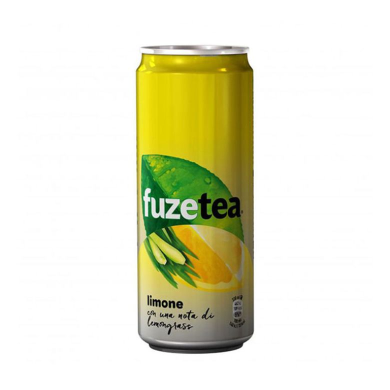 Immagine di FUZE TEA LIMONE E LEMONGRASS-33CL - Confezione da 24 Barattoli - LATTINA