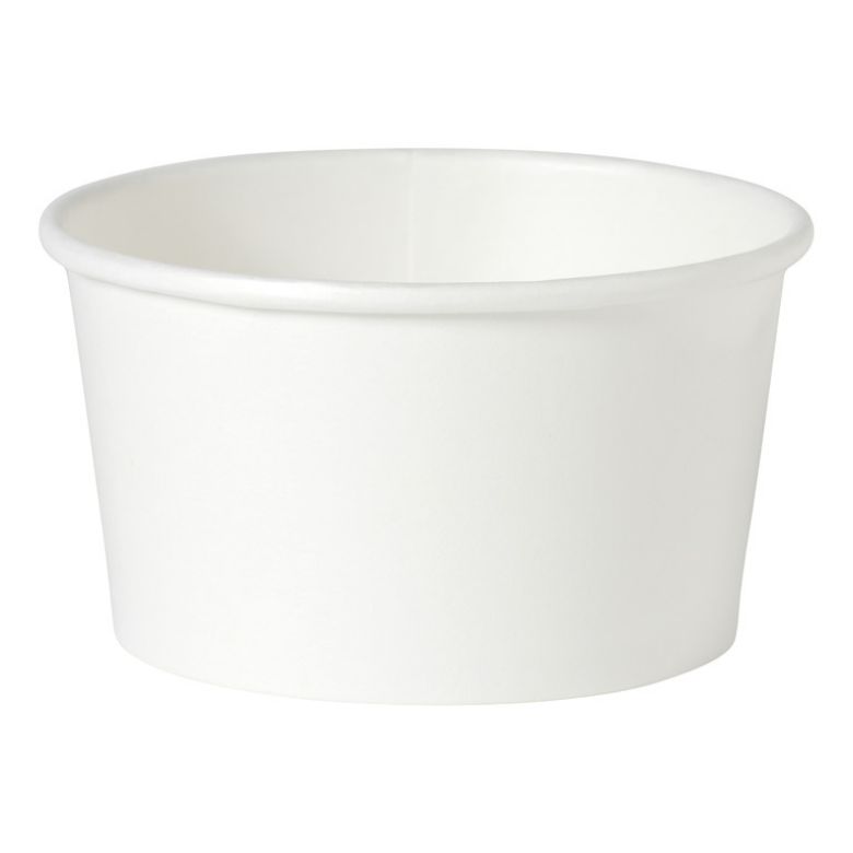 Immagine di CIOTOLA CARTONE BIANCO 400ml 50pz MS - COD.201090 DUNI