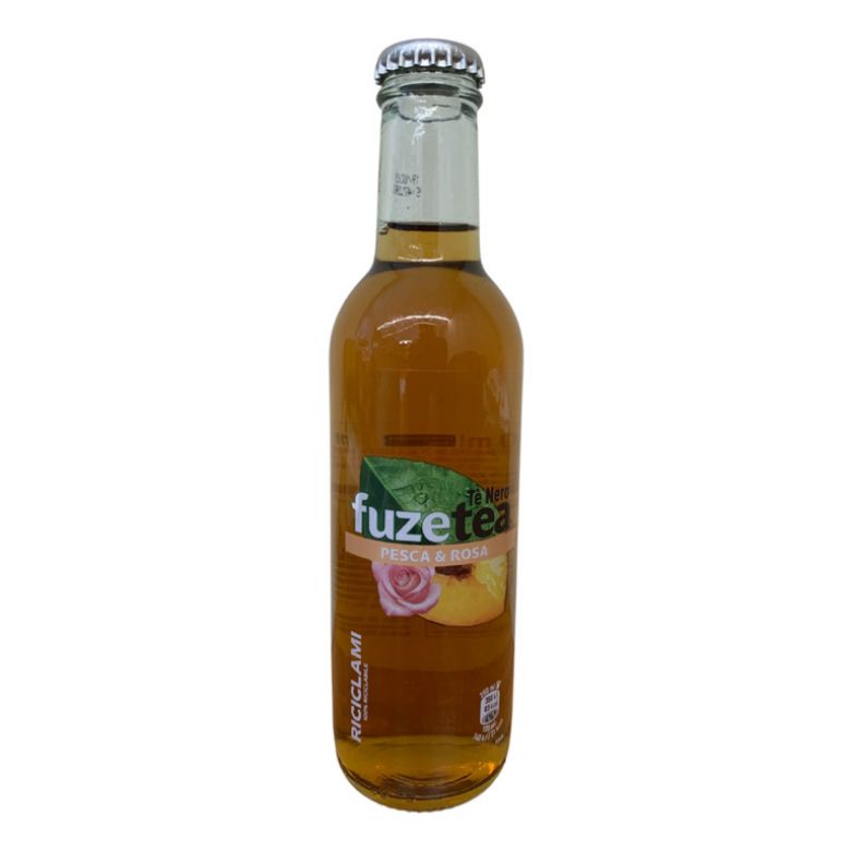 Immagine di FUZE TEA TEA PEACH ROSE 25cl. VETRO - Confezione da 24 Barattoli -