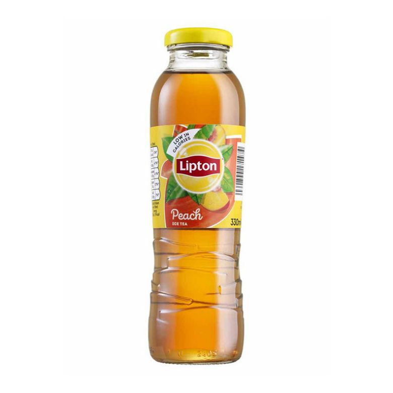 Immagine di LIPTON ICE TEA PESCA-33CL - Confezione da 24 Bottiglie - BOTTIGLIA VETRO