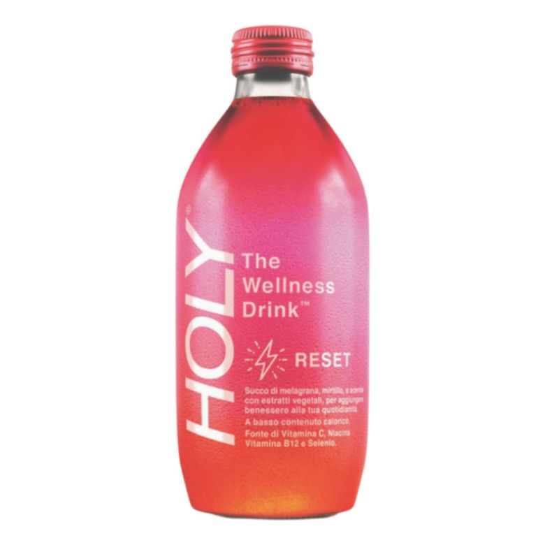 Immagine di HOLY "RESET" FRUTTI ROSSI-33CL - Confezione da 12 Bottiglie - THE WELLNESS DRINK