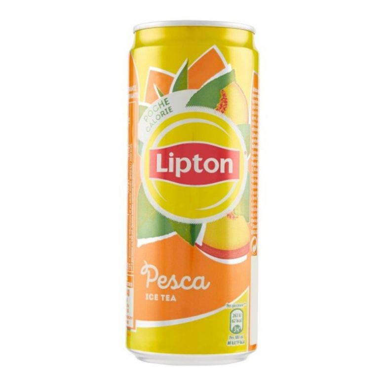 Immagine di LIPTON ICE TEA PESCA-33CL - Confezione da 24 Barattoli - LATTINA