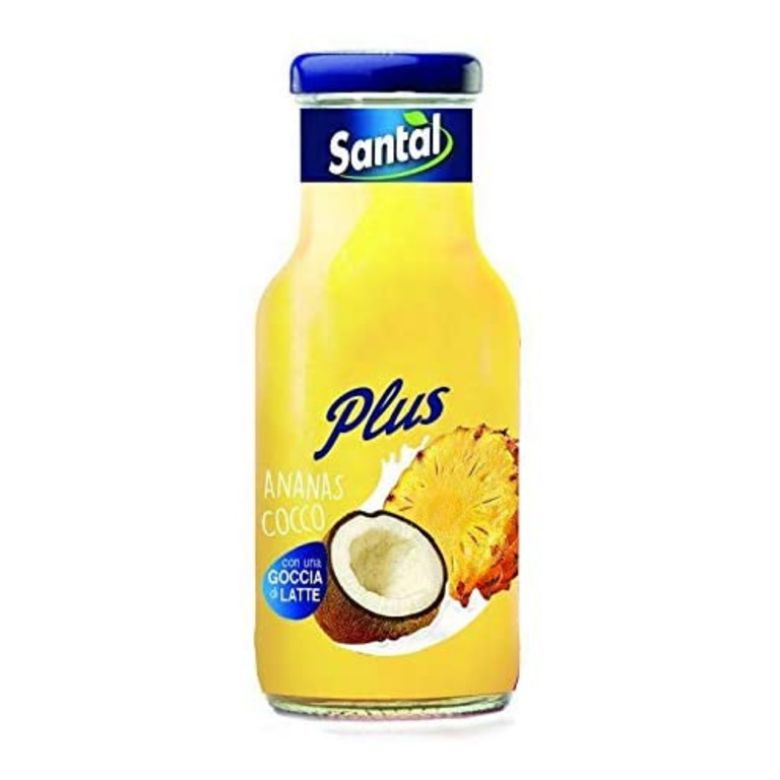 Immagine di SANTAL PLUS ANANAS E COCCO 25CL BT - Confezione da 24 Bottiglie