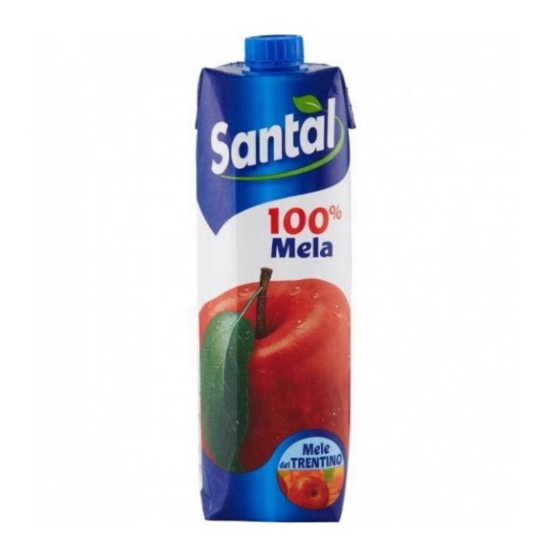 Immagine di SANTAL "MELA" BRICK - 1LT - Confezione da 12 Bottiglie - LINEA PRISMA