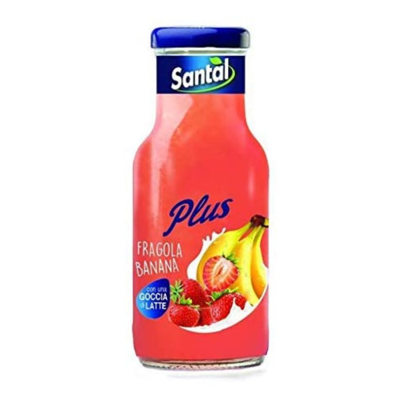 Immagine di SANTAL PLUS FRAGOLA E BANANA 25CL BT - Confezione da 24 Bottiglie