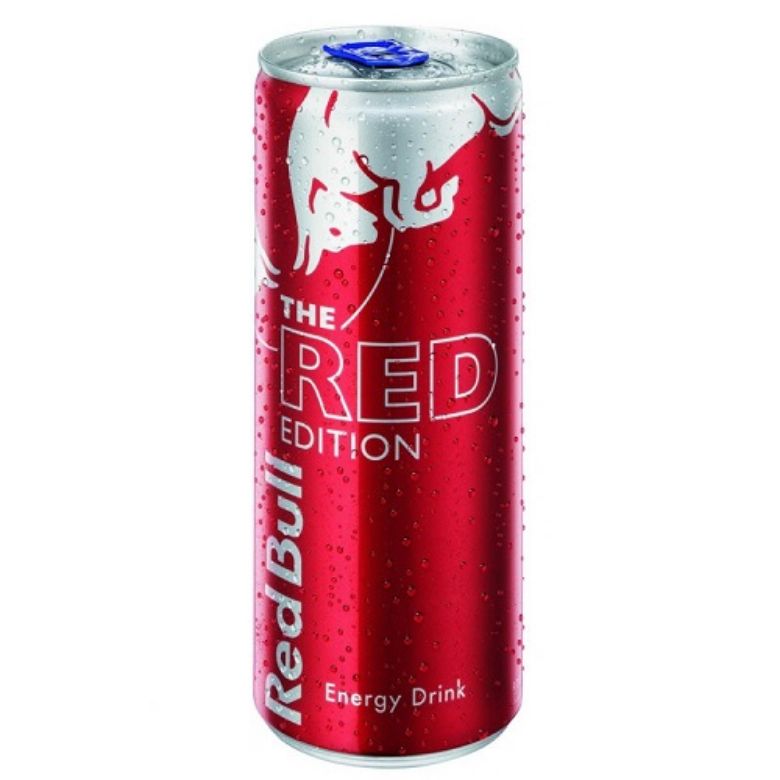 Immagine di RED BULL RED EDITION 25CL LATTINA - Confezione da 24 Barattoli - GUSTO ANGURIA