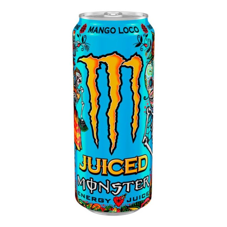 Immagine di MONSTER ENERGY JUICE MANGO LOCO-35,5CL - Confezione da 12 Barattoli - LATTINA