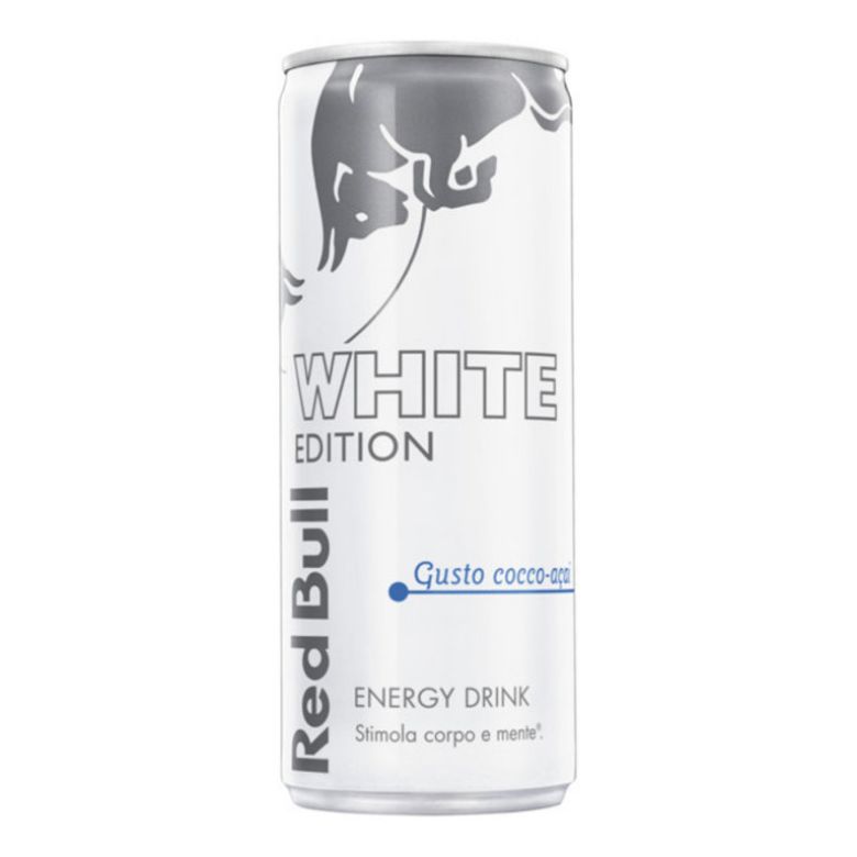 Immagine di RED BULL WHITE EDITION- 25CL LATTINE - Confezione da 24 Barattoli - GUSTO COCCO-ACAI